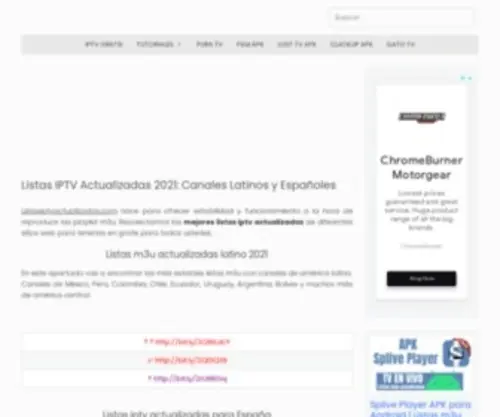 Listasiptvactualizadas.com(▷ Listas IPTV Actualizadas 2024) Screenshot