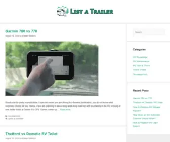 Listatrailer.com(Used trailers) Screenshot