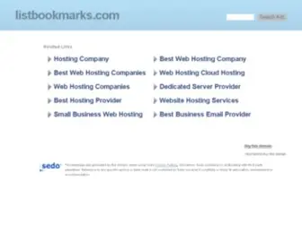 Listbookmarks.com(The Leading List Bookmark Site on the Net) Screenshot