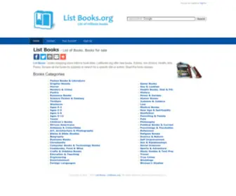 Listbooks.org(List Books) Screenshot