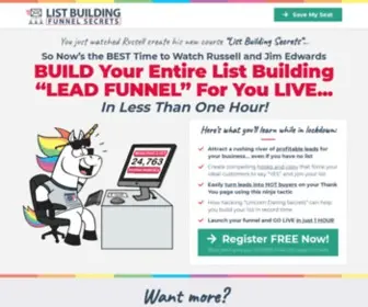 Listbuildingsecrets.com(List Building Secrets) Screenshot