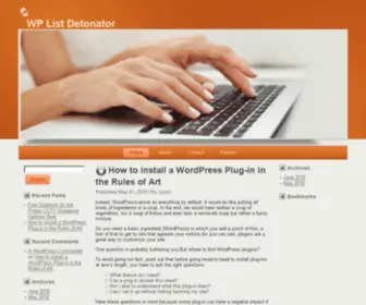 Listdetonator.com(打开微信小程序) Screenshot