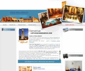 Liste-Riad-Marrakech.com(Riad Marrakech) Screenshot