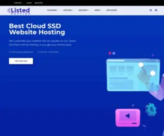 Listedhosting.com(Listed Hosting) Screenshot