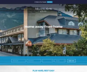 Listelhotel.com(Whistler Hotels) Screenshot