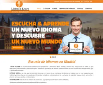 Listen-Learn.com(LISTEN & LEAR ACADEMIA INGLES MADRID) Screenshot