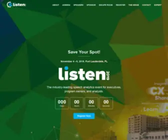 Listen2019.com(LISTEN 2019) Screenshot