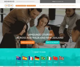 Listenandlearnaustralia.com.au(Personalised Language Courses) Screenshot