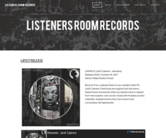 Listenersroomrecords.com(LISTENERS ROOM RECORDS) Screenshot