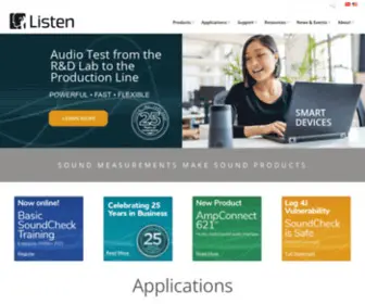 Listeninc.com(Listen, Inc) Screenshot