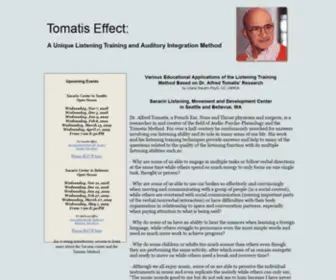 Listeninglearning.com(Tomatis Method Certified and Psycho) Screenshot