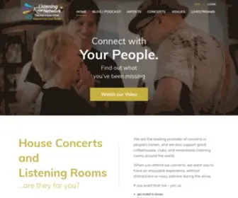 Listeningroomnetwork.com(LRN) Screenshot