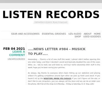 Listenrecords.net(Listen records) Screenshot