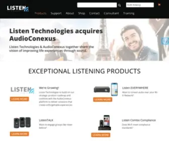 Listentech.com(Assistive Listening Systems) Screenshot