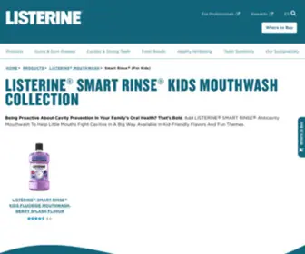 Listerinekids.com(LISTERINE®) Screenshot