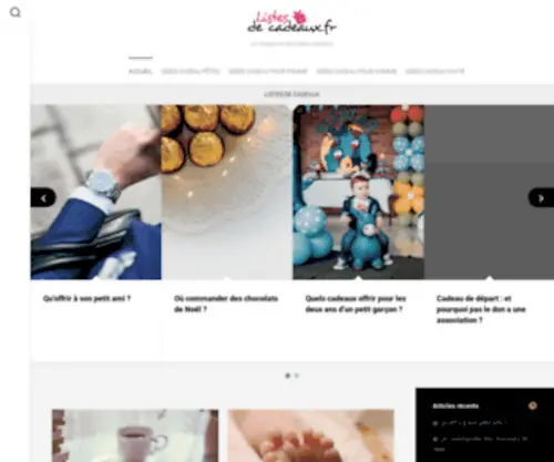 Listesdecadeaux.fr(Listes de cadeaux) Screenshot
