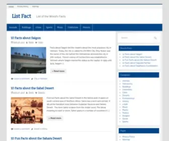 Listfact.com(List Fact) Screenshot