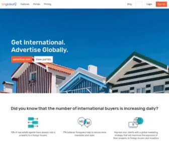 Listglobally.com(Promote your real estate properties internationally) Screenshot