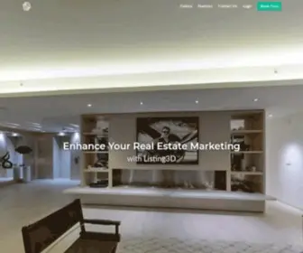 Listing3D.com(Power your operation with 3D Virtual Tours) Screenshot