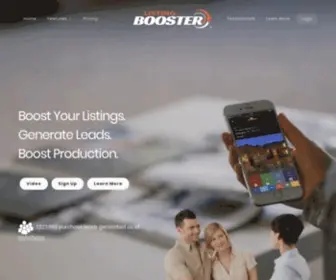 Listingbooster.com(Real Estate Marketing) Screenshot