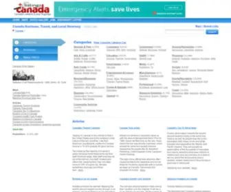 Listingsca.com(Canada Business) Screenshot