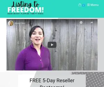 Listingtofreedom.com(My passion) Screenshot