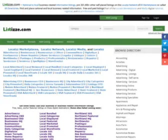 Listizze.com(Business related information marketplace) Screenshot