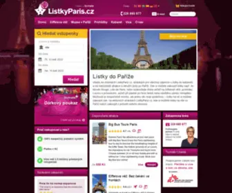 Listkypariz.cz(Zámek Versailles) Screenshot