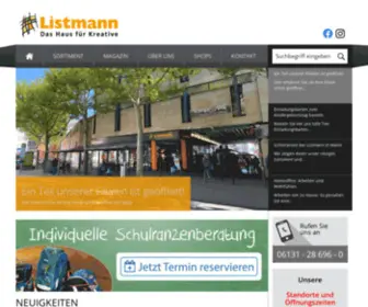 Listmann.de(Listmann in Mainz) Screenshot