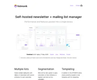 Listmonk.app(Free and open source self) Screenshot