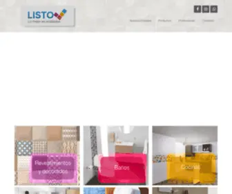 Listoacabados.com(Construcción) Screenshot