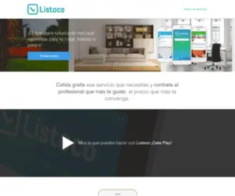 Listoco.cl(Servicios para ti) Screenshot