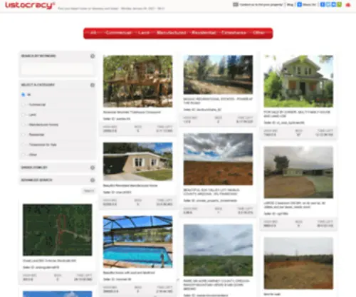 Listocracy.com(Find your dream home today) Screenshot
