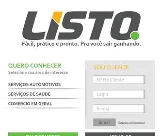 Listofacil.com.br(LISTO FACIL) Screenshot