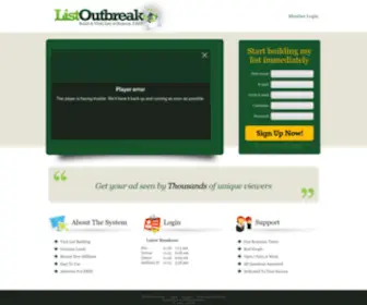 Listoutbreak.com(List Outbreak) Screenshot