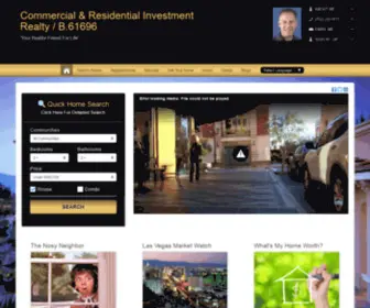 Listsellsavevegas.com(Commercial & Residential Investment Realty) Screenshot