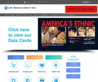 Listservicedirect.com(ListServiceDirect, Inc) Screenshot