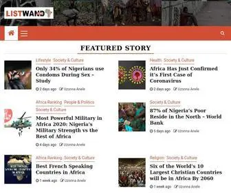 Listwand.com(A pan) Screenshot