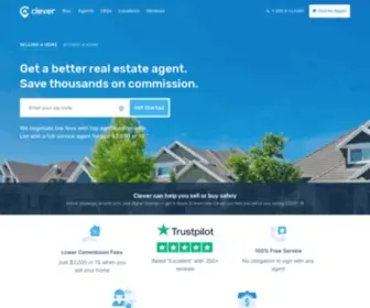 Listwithclever.com(Find A Top Real Estate Agent & Save Thousands) Screenshot