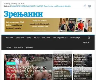 Listzrenjanin.com(Najprodavaniji nedeljnik u Srbiji) Screenshot