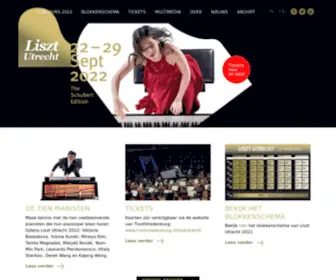 Liszt.nl(The International Franz Liszt Piano Competition) Screenshot