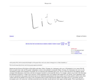 Lita.com(Philosophy) Screenshot