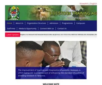 Lita.go.tz(Ministry of Livestock and Fisheries) Screenshot