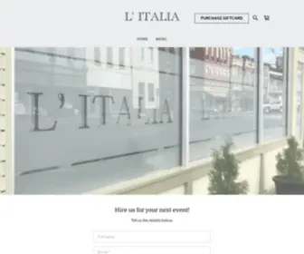 Litaliaonline.com(L' ITALIA) Screenshot