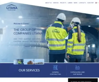 Litana.lt(The group of companies “Litana”) Screenshot