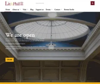Litandphil.org.uk(Litandphil) Screenshot