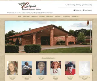 Litchfieldffs.com(Litchfield Family Funeral Service) Screenshot