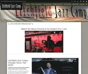 Litchfieldjazzcamp.com(Summer Jazz Camp in Connecticut) Screenshot