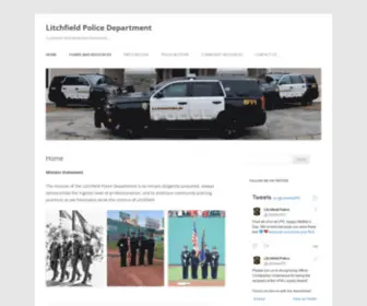 Litchfieldpd.com(Litchfield Police Department) Screenshot