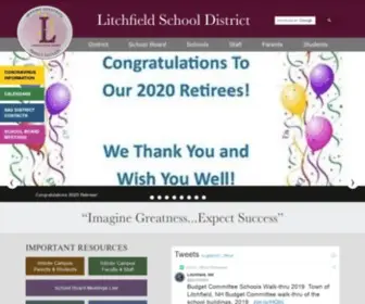 Litchfieldsd.org(Litchfield School District) Screenshot